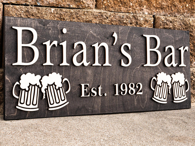 Personalized Bar Sign