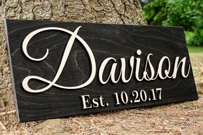 Custom Wood Sign