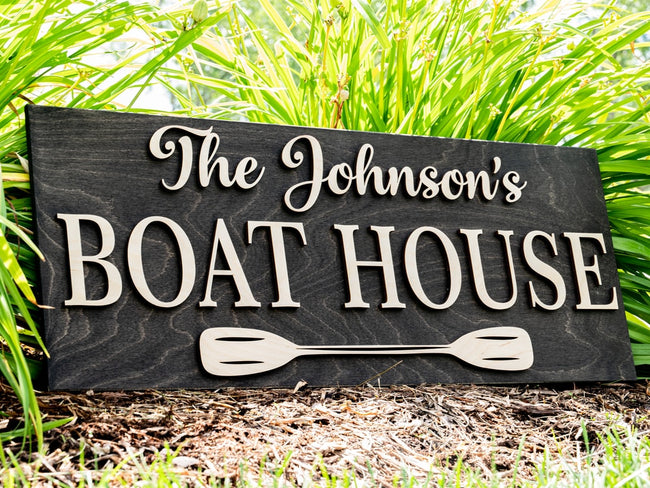 Boat House Sign