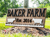 Farm Cattle Sign