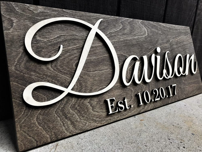 Custom Wood Sign