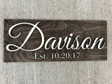 Family Name Sign