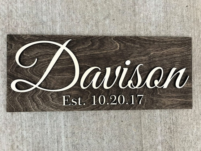 Family Name Sign