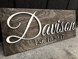 Last Name Sign