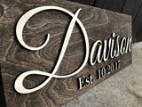 Personalized Wood Sign