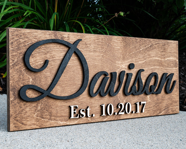 Custom Wood Sign