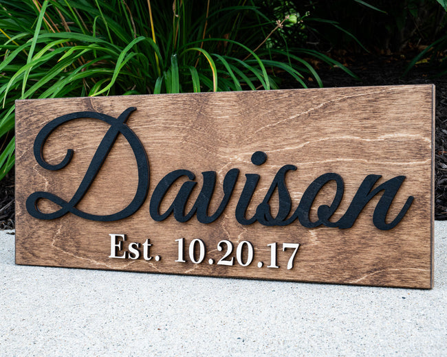 Custom Wood Sign