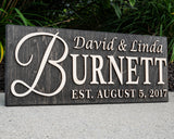 Custom Last Name Sign
