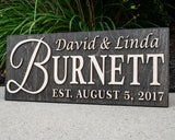 Custom Last Name Sign