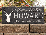 Wood Cabin Sign