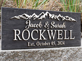 Mountains Name Sign