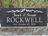 Mountains Name Sign