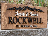 Mountains Name Sign