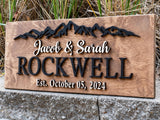 Mountains Name Sign