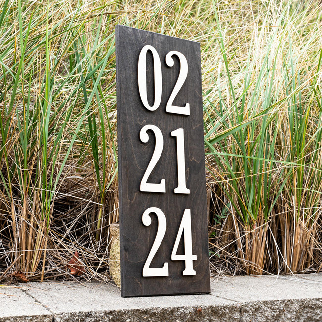 Form Date Sign Wooden wedding date signs | Beachweddingtips.com
