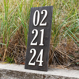 Vertical Established Date Sign