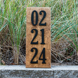 Vertical Established Date Sign
