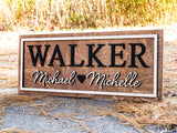 Couples Heart Name Sign