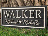 Couples Heart Name Sign