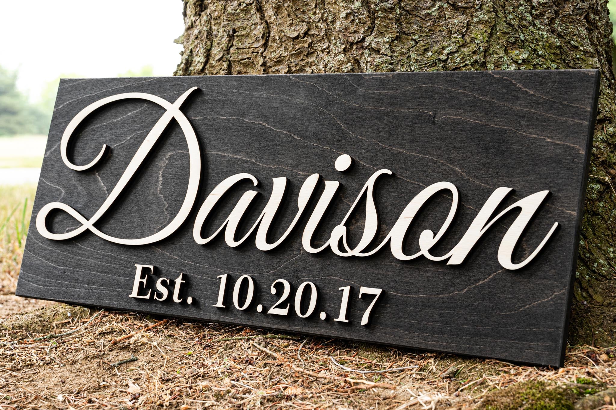 Custom Wood Signs | Last Name Sign | Family Name Sign | Wedding Gift ...
