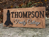 Light House Name Sign