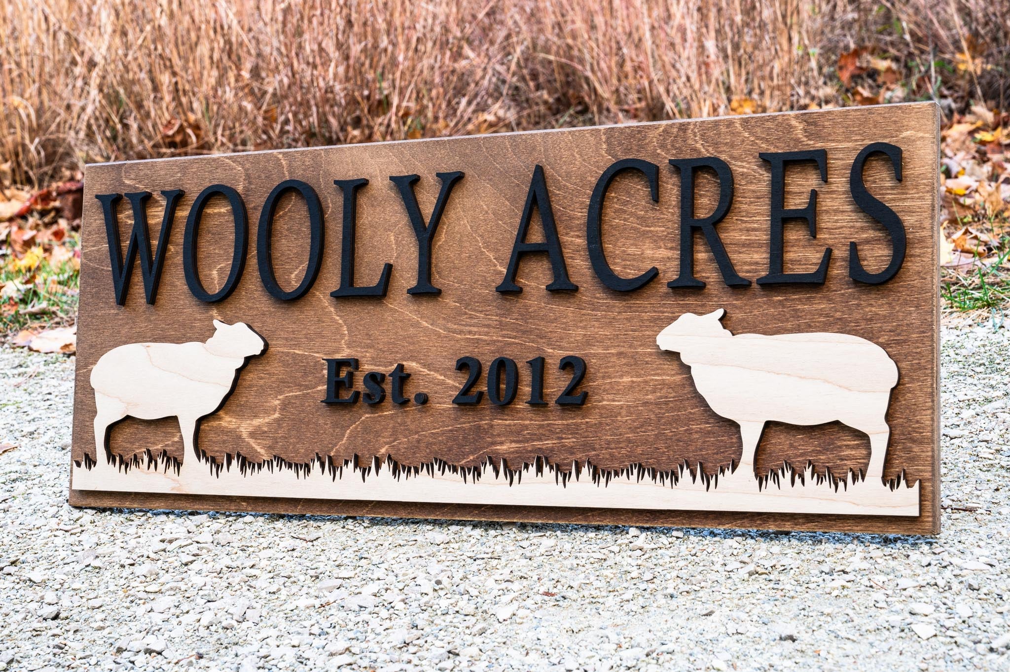 Personalized Farm Gift | Ranch Farm Decor | Custom Farm Signs– Laser ...