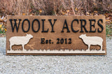 Farm Sheep Name Sign