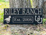 Ranch Horse Sign