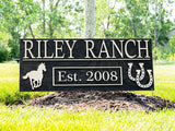 Ranch Horse Sign