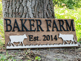 Farm Cattle Sign