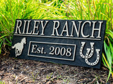 Ranch Horse Sign