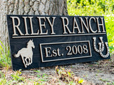 Ranch Horse Sign